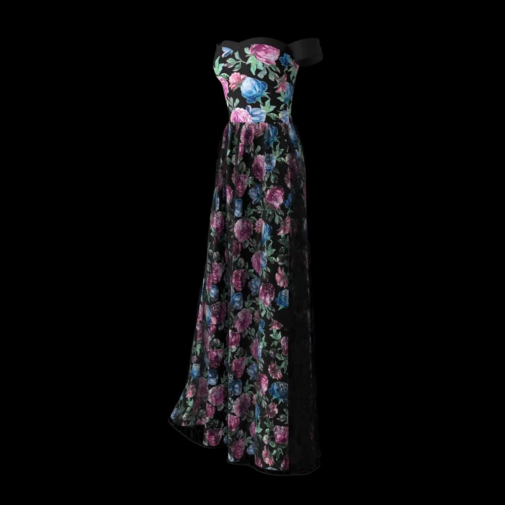 Product gallery https://cdn.dummyjson.com/product-images/womens-dresses/black-women's-gown/2.webp