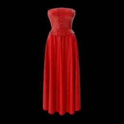 Corset Leather With Skirt